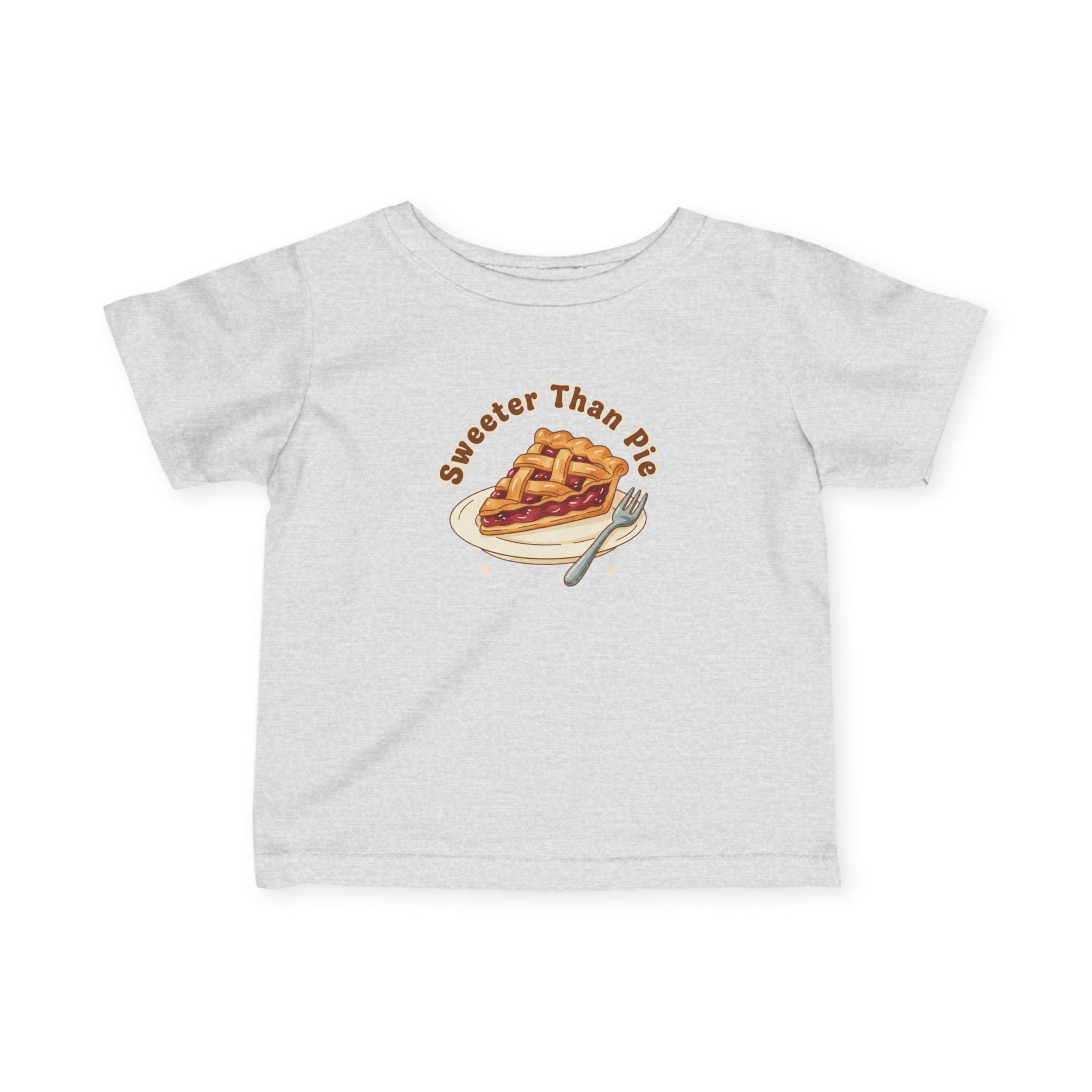 Infant Tee — "Sweeter Than Pie" Pie Slice Baby Shirt