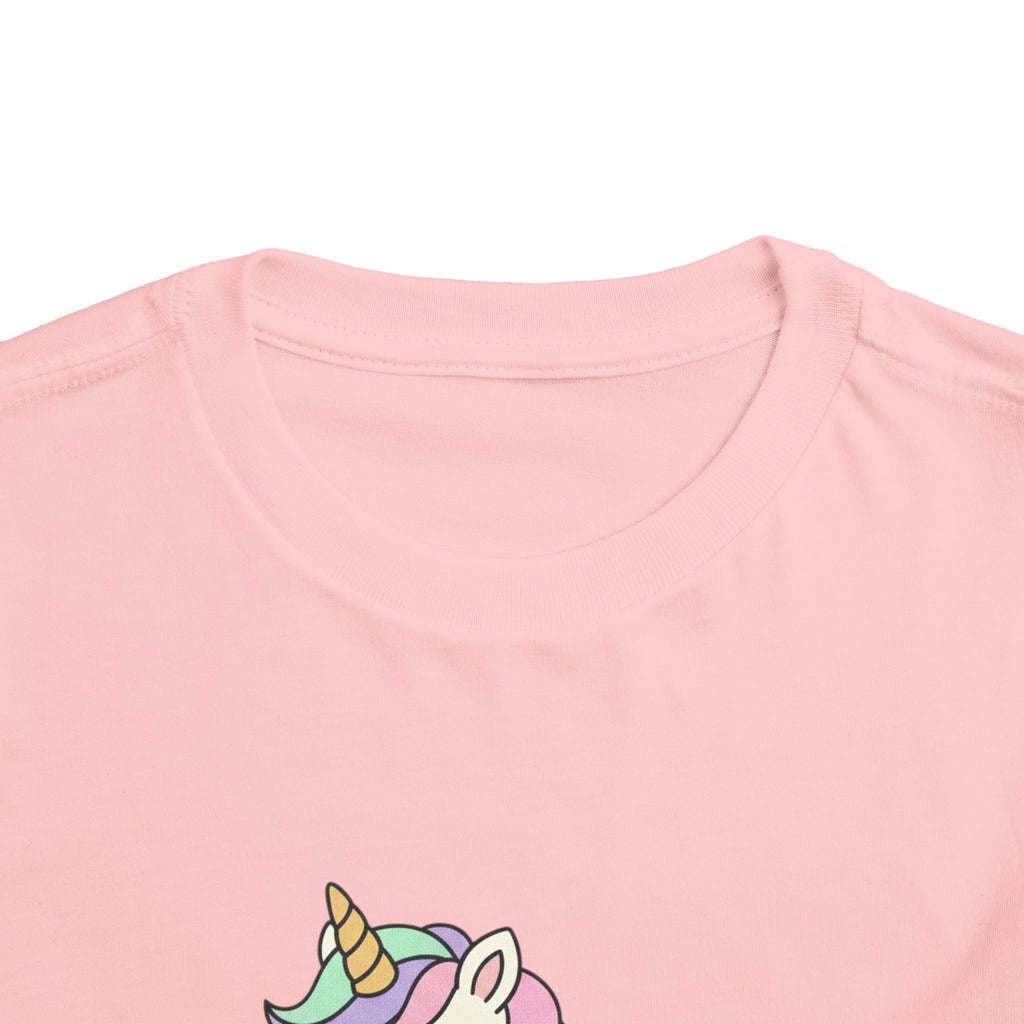 Toddler Unicorn Tee — Pastel Rainbow Unicorn Shirt for Kids
