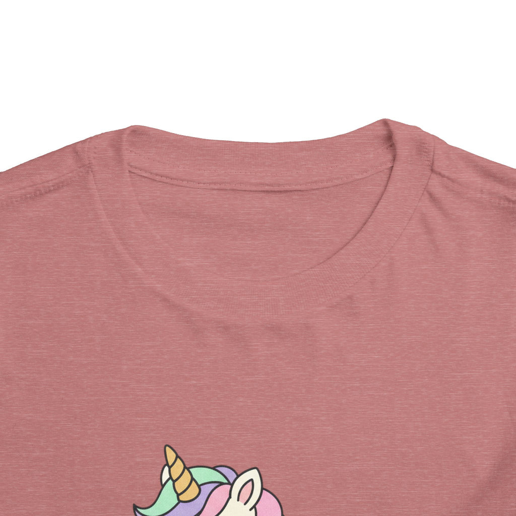 Toddler Unicorn Tee — Pastel Rainbow Unicorn Shirt for Kids