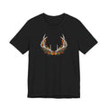 Antler Floral T-Shirt — Floral Deer Antlers Tee