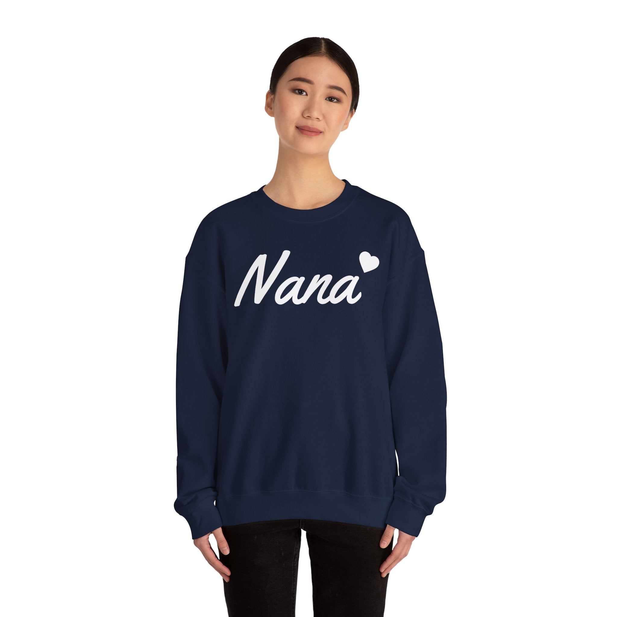 Custom Name Heart Crewneck Sweatshirt — Cozy Gift