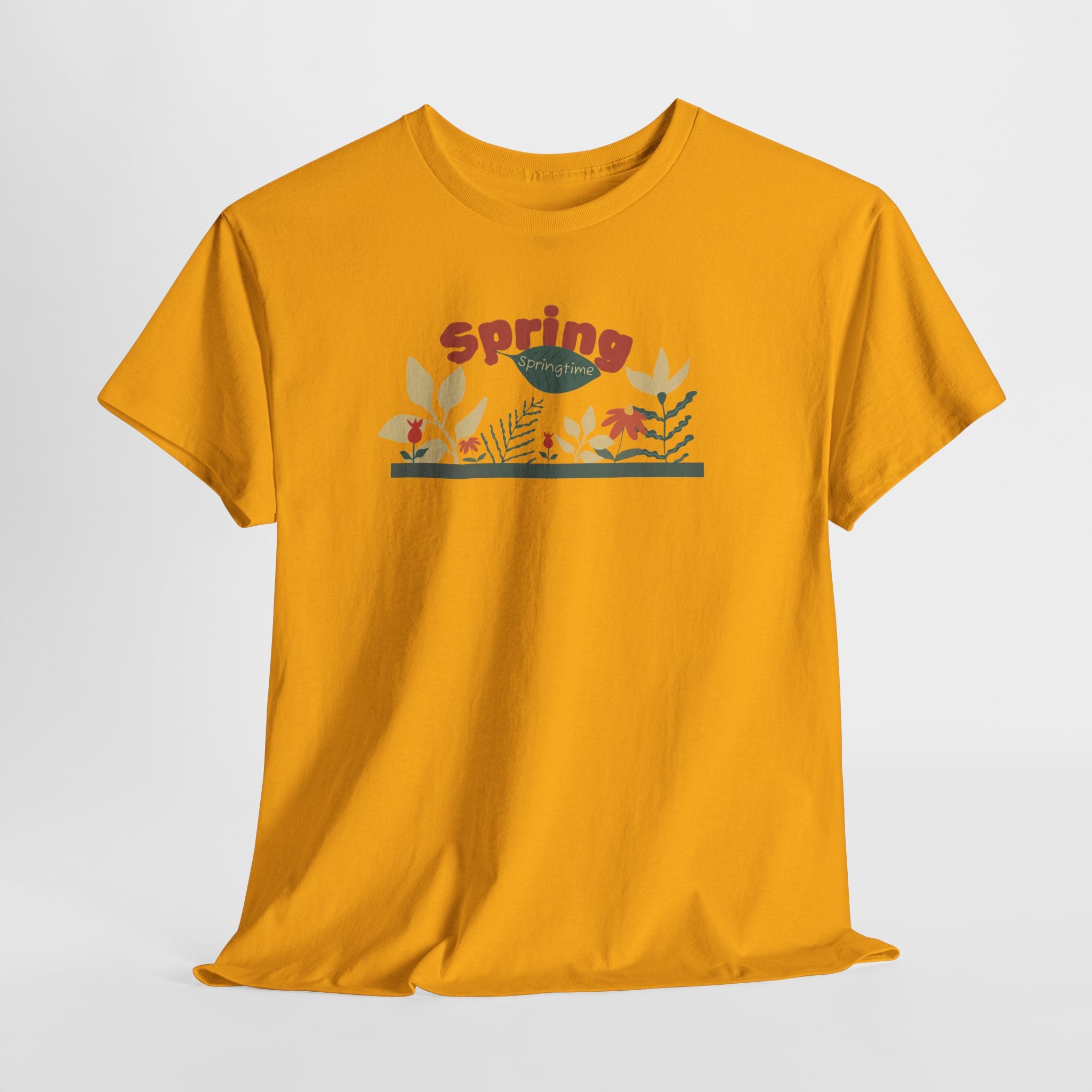 Spring Floral Tee — "Spring" Garden Graphic T-Shirt