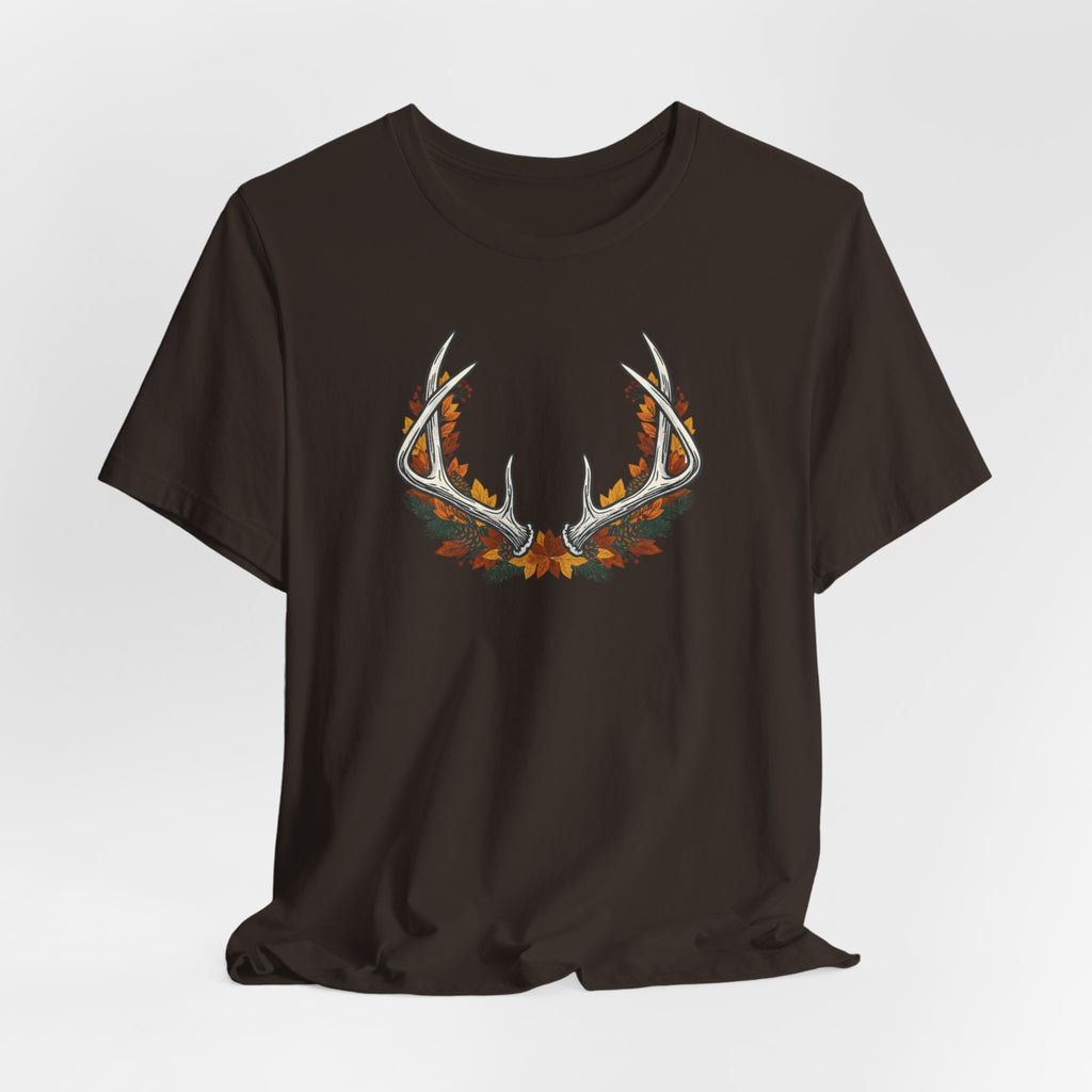 Antler Floral T-Shirt — Floral Deer Antlers Tee