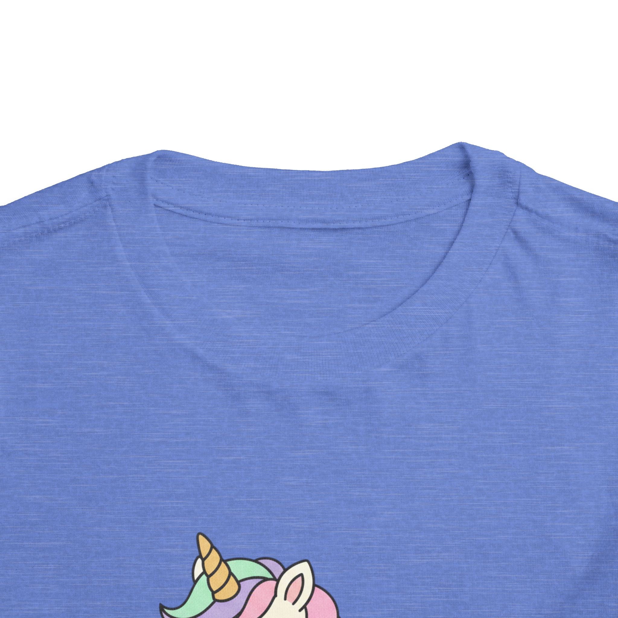 Toddler Unicorn Tee — Pastel Rainbow Unicorn Shirt for Kids