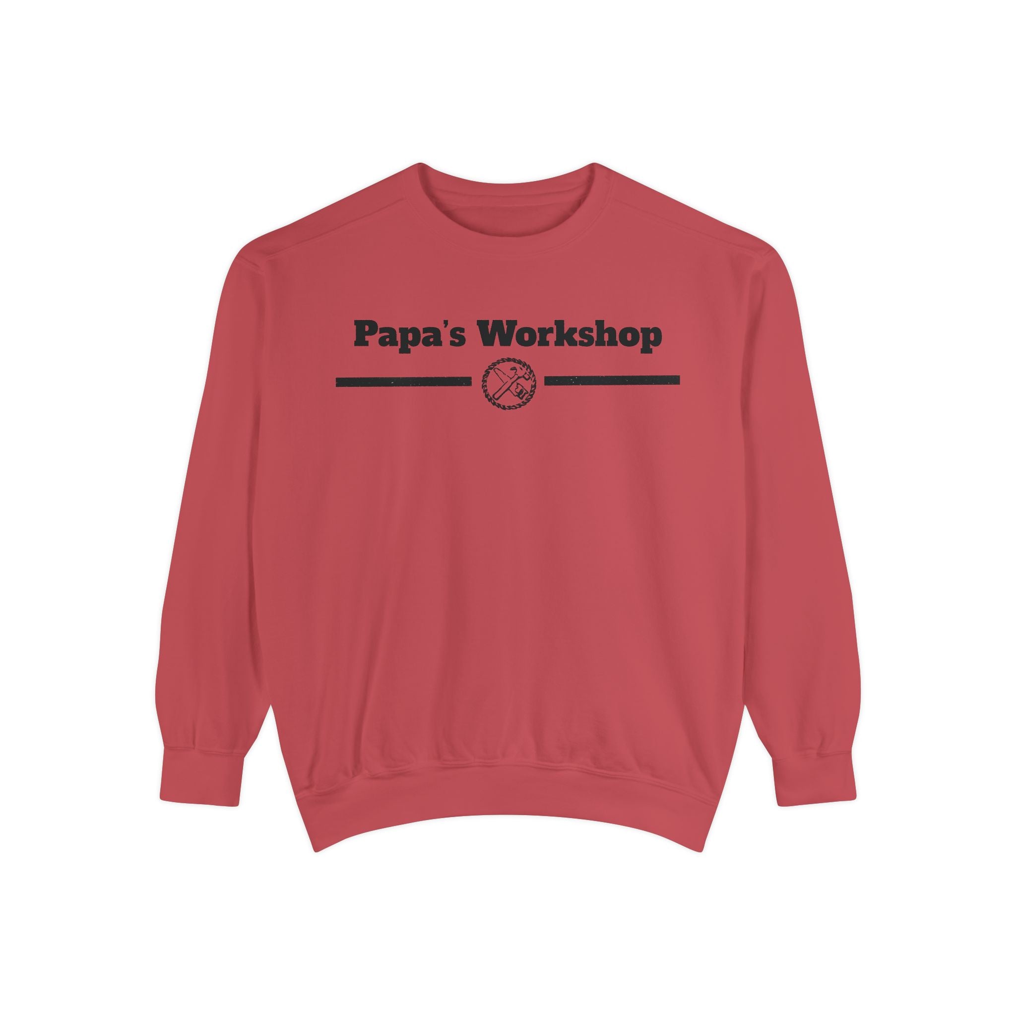 Papa's Workshop Sweatshirt — Vintage Carpenter Crewneck