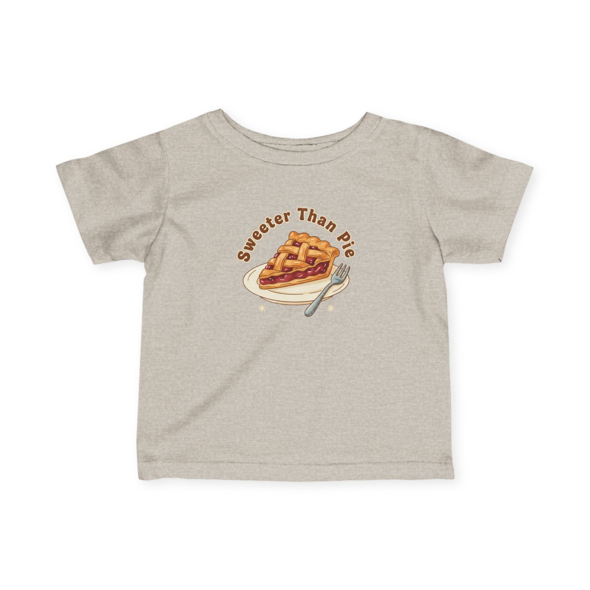 Infant Tee — "Sweeter Than Pie" Pie Slice Baby Shirt