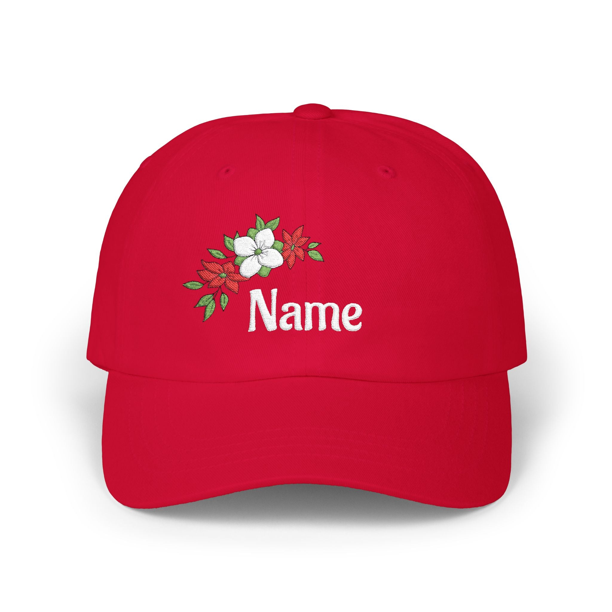 Floral 'Nature' Embroidered Cap