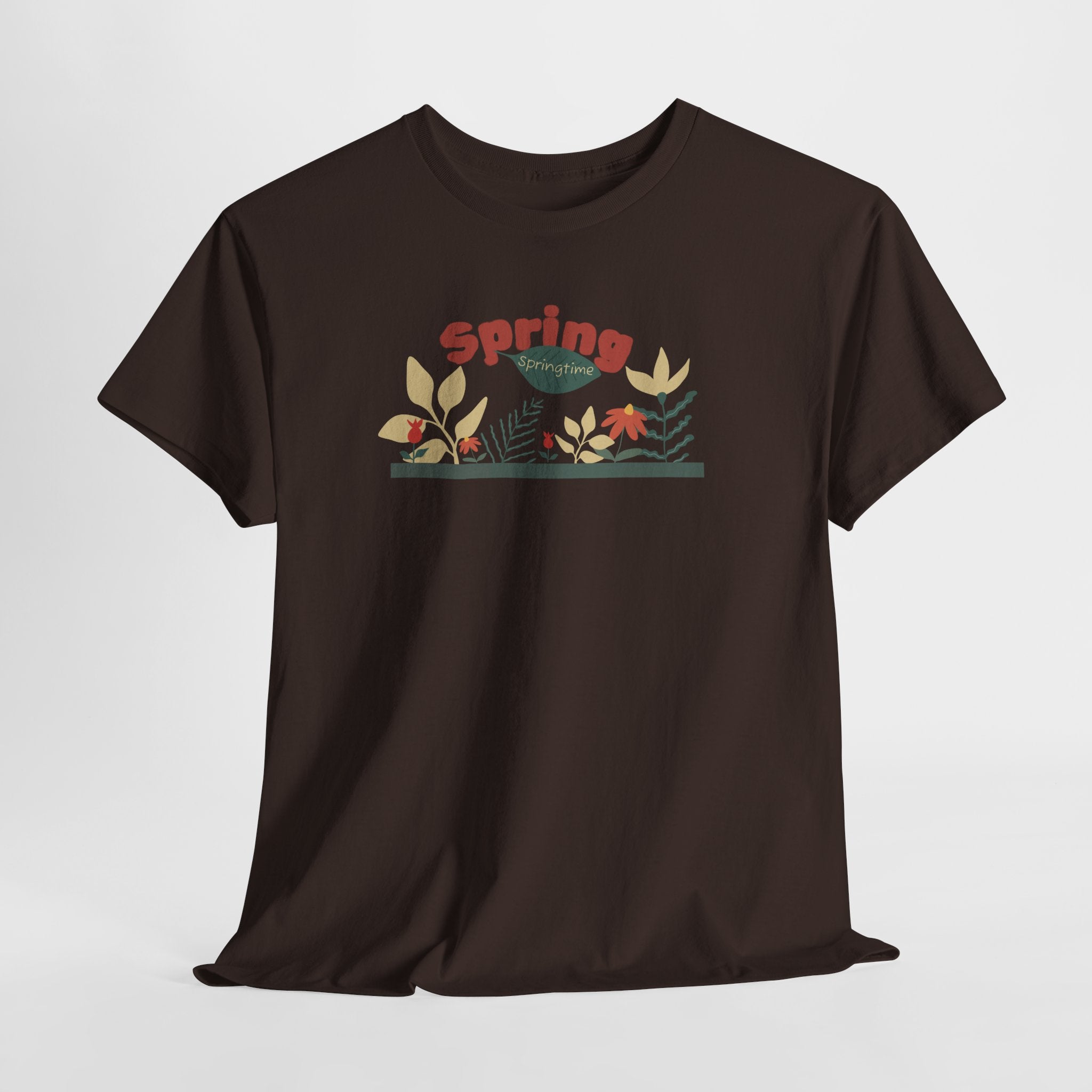 Spring Floral Tee — "Spring" Garden Graphic T-Shirt