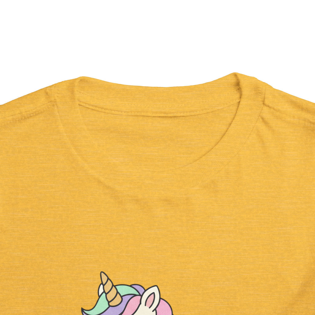 Toddler Unicorn Tee — Pastel Rainbow Unicorn Shirt for Kids
