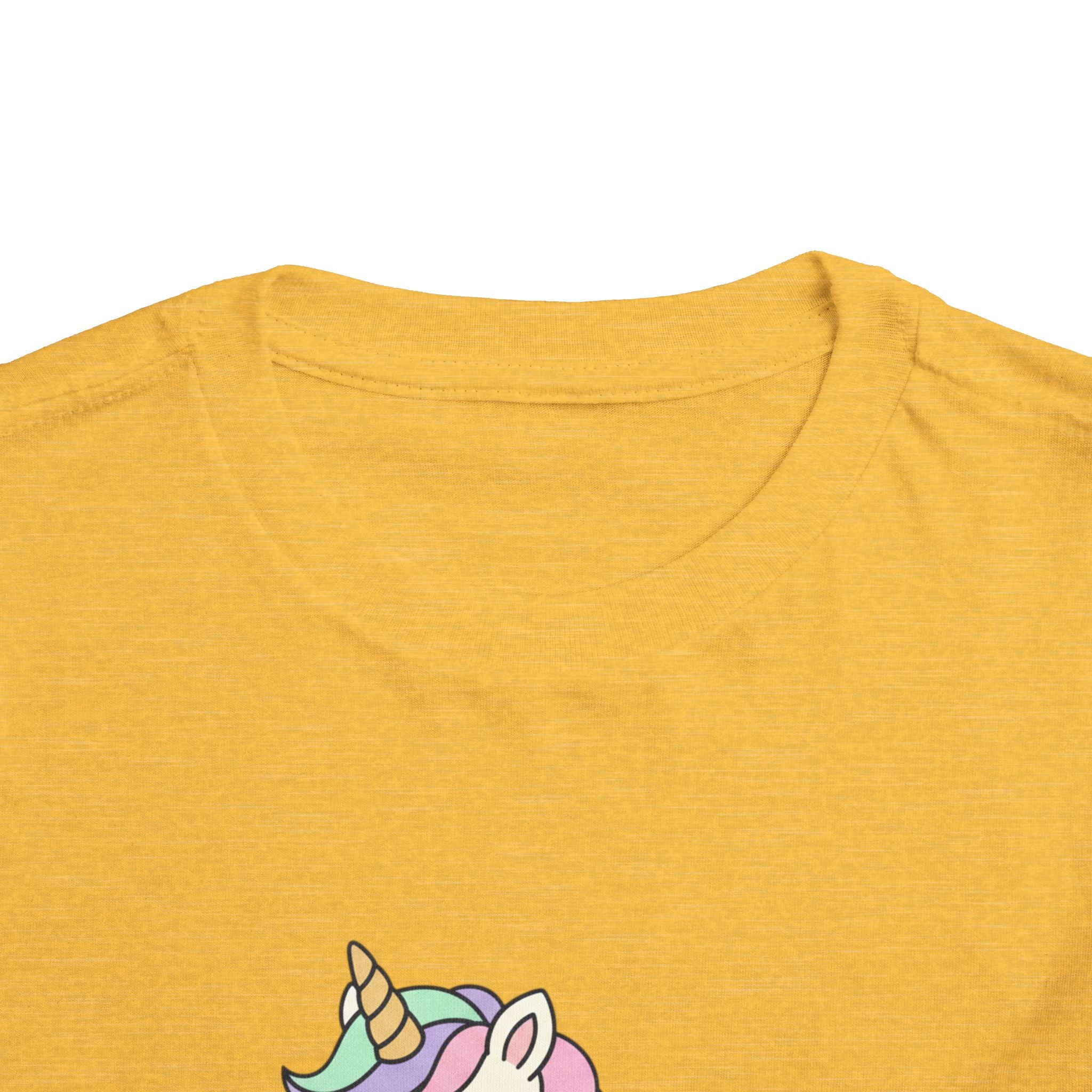 Toddler Unicorn Tee — Pastel Rainbow Unicorn Shirt for Kids