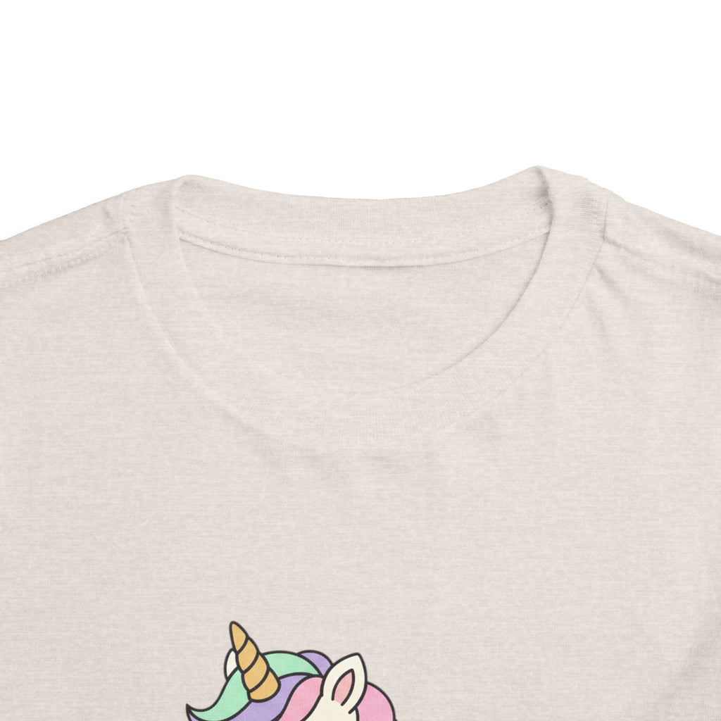 Toddler Unicorn Tee — Pastel Rainbow Unicorn Shirt for Kids