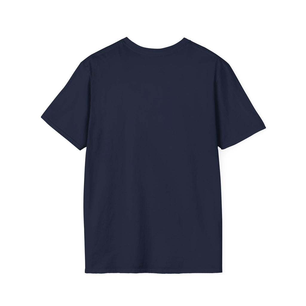 Beach Vibes T-Shirt — Colorblock Seashell, Palm & Dolphin Graphic