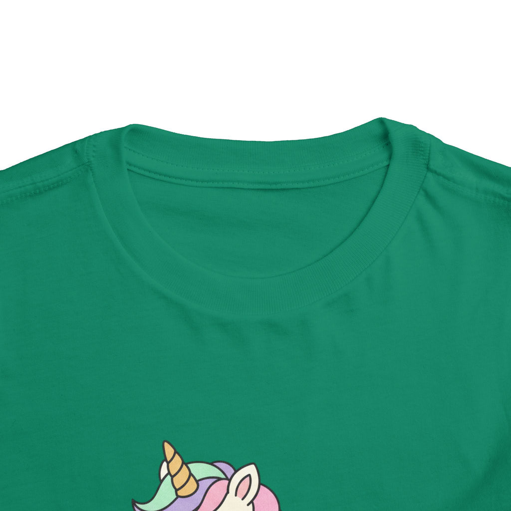 Toddler Unicorn Tee — Pastel Rainbow Unicorn Shirt for Kids