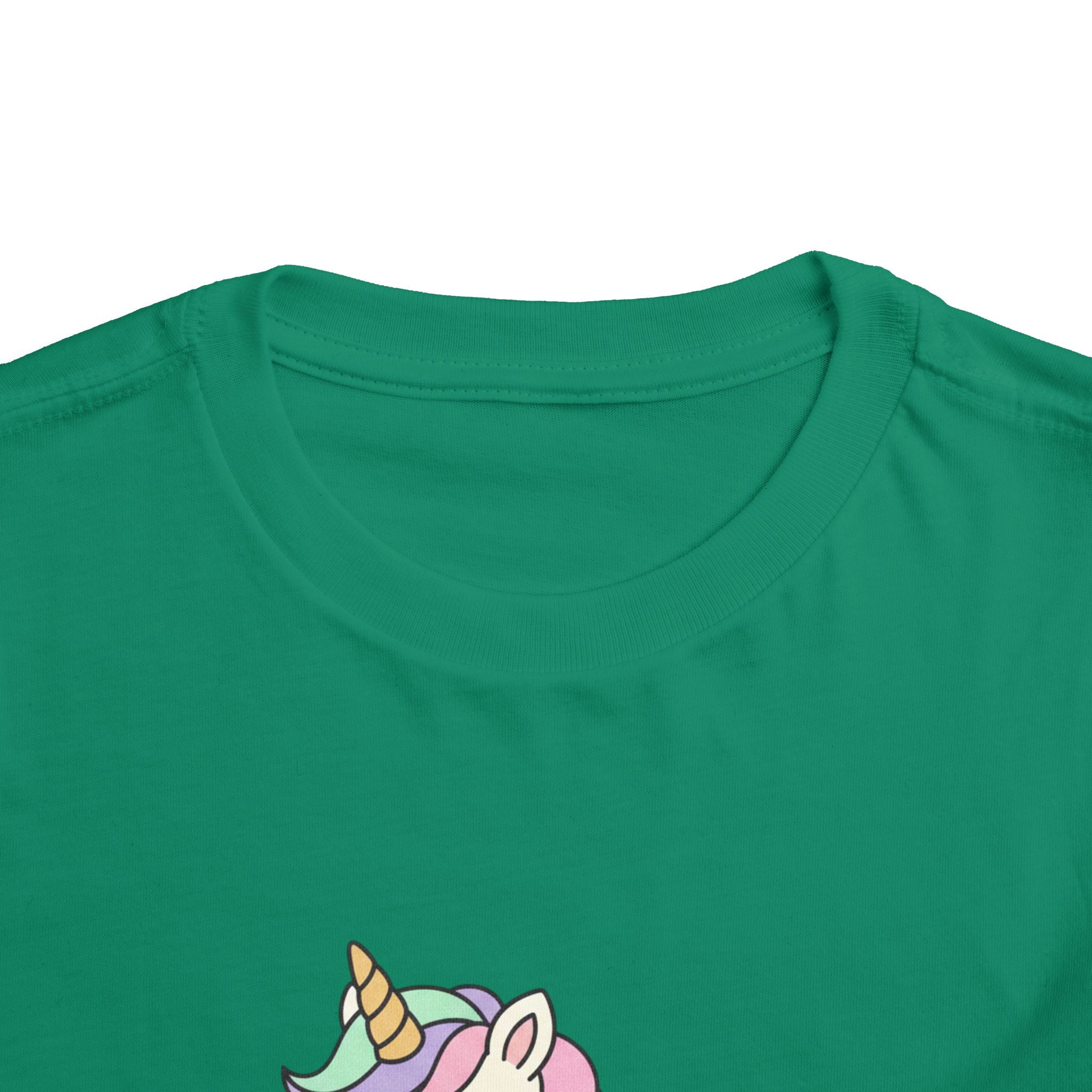 Toddler Unicorn Tee — Pastel Rainbow Unicorn Shirt for Kids