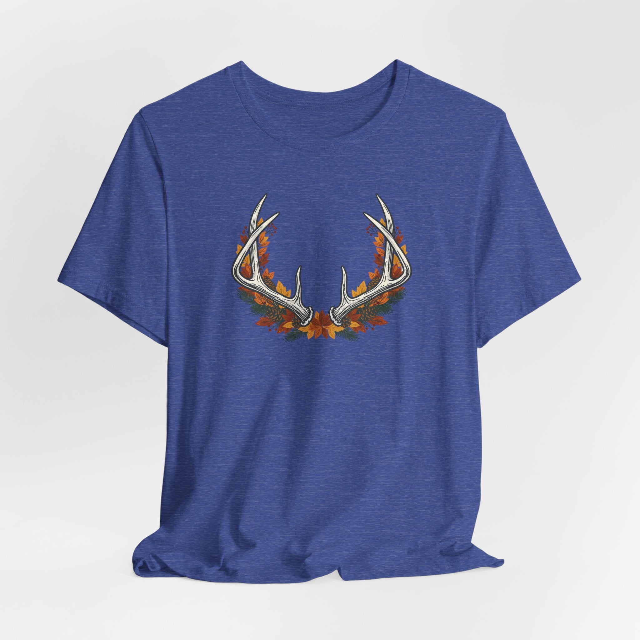 Antler Floral T-Shirt — Floral Deer Antlers Tee