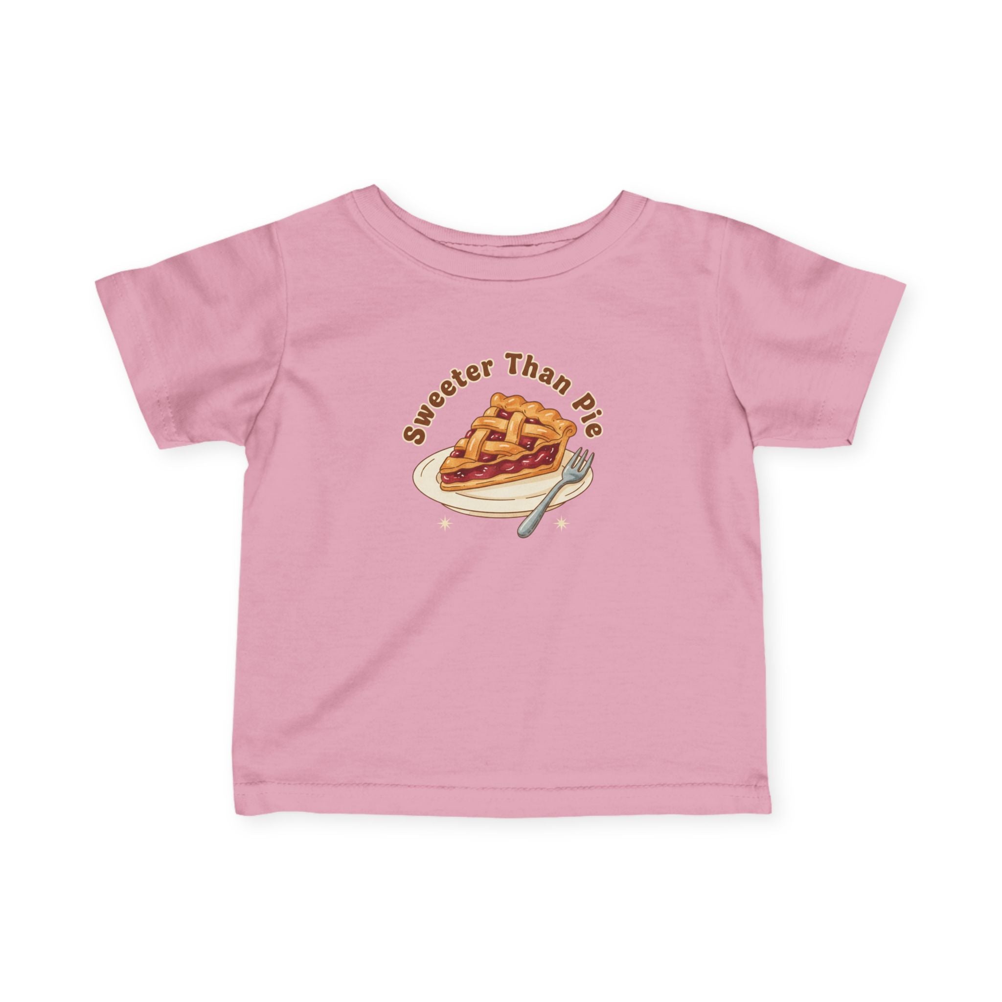 Infant Tee — "Sweeter Than Pie" Pie Slice Baby Shirt