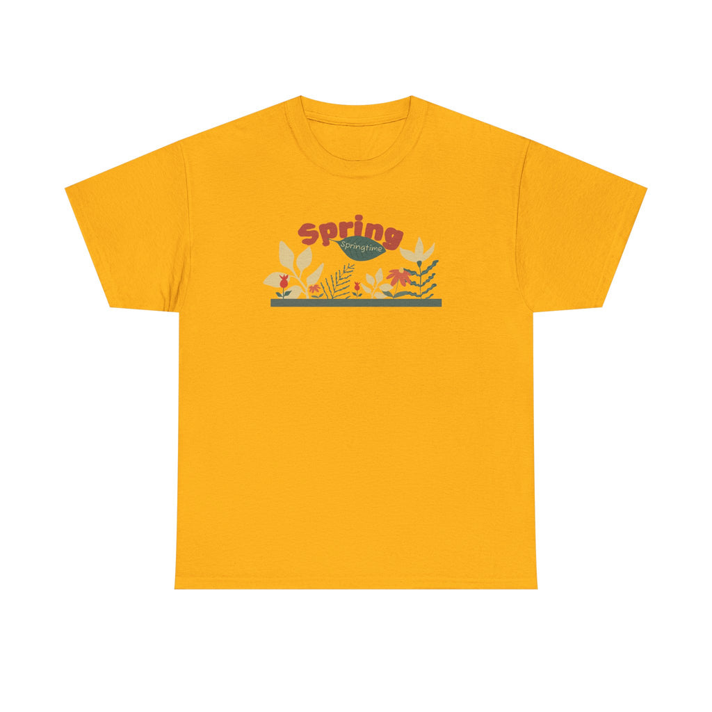 Spring Floral Tee — "Spring" Garden Graphic T-Shirt