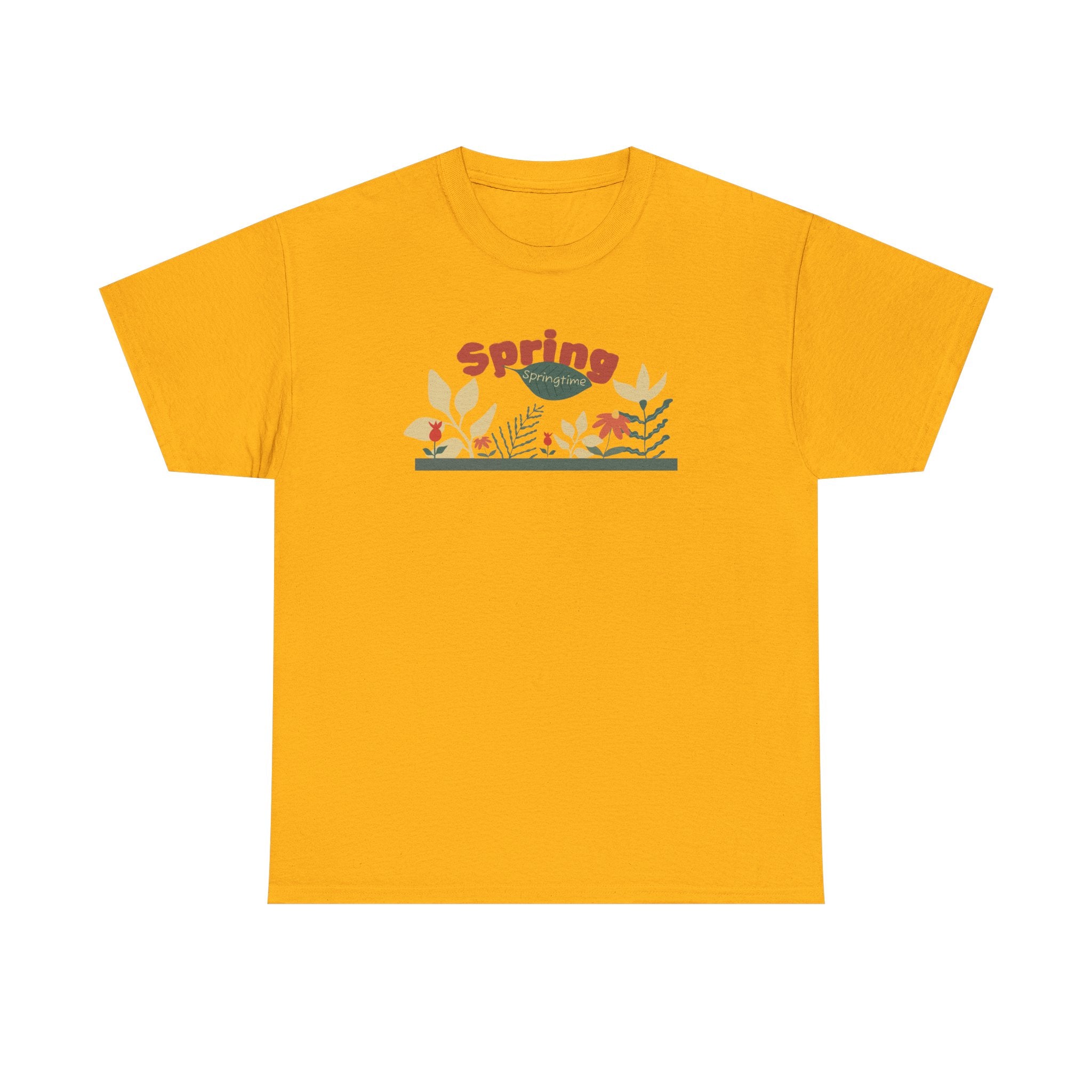 Spring Floral Tee — "Spring" Garden Graphic T-Shirt