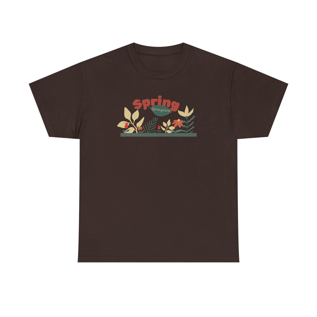 Spring Floral Tee — "Spring" Garden Graphic T-Shirt