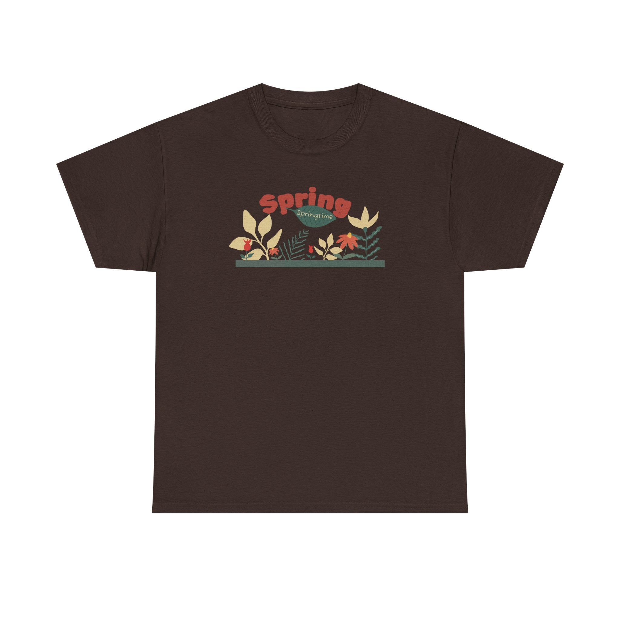 Spring Floral Tee — "Spring" Garden Graphic T-Shirt