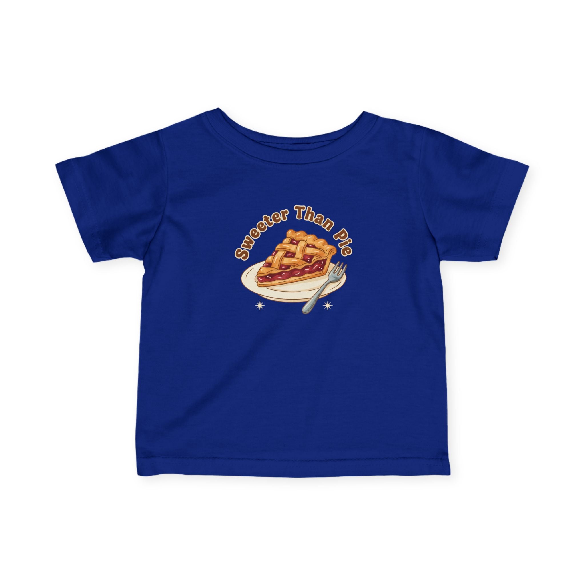 Infant Tee — "Sweeter Than Pie" Pie Slice Baby Shirt