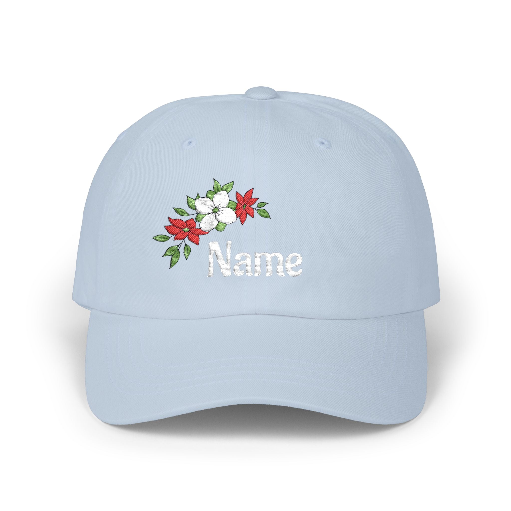 Floral 'Nature' Embroidered Cap