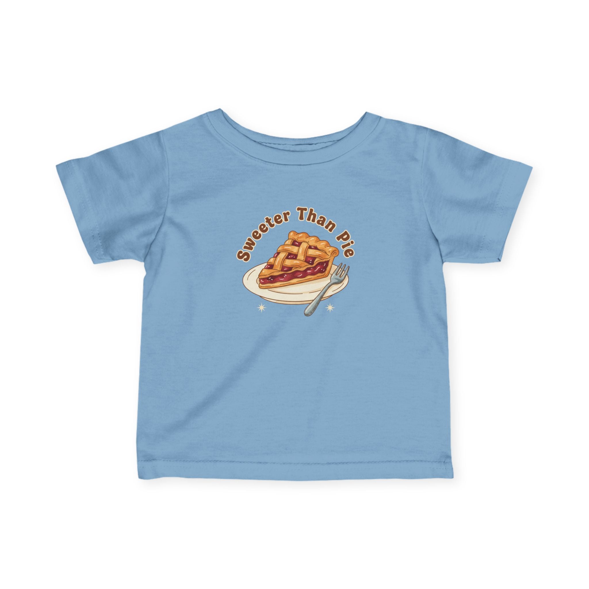 Infant Tee — "Sweeter Than Pie" Pie Slice Baby Shirt