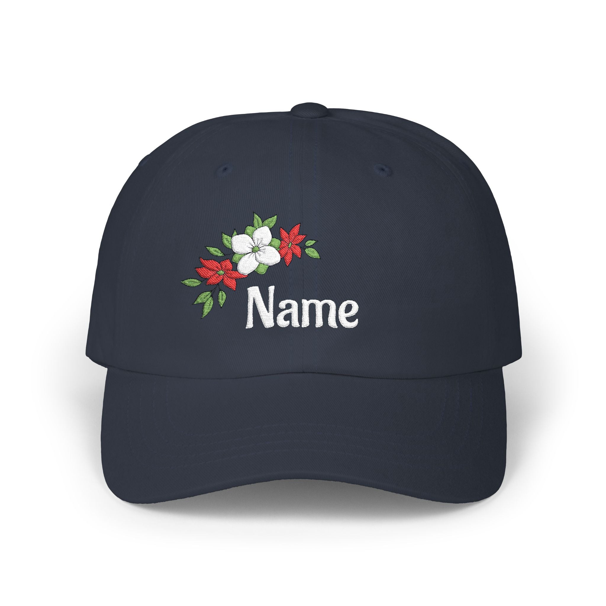 Floral 'Nature' Embroidered Cap