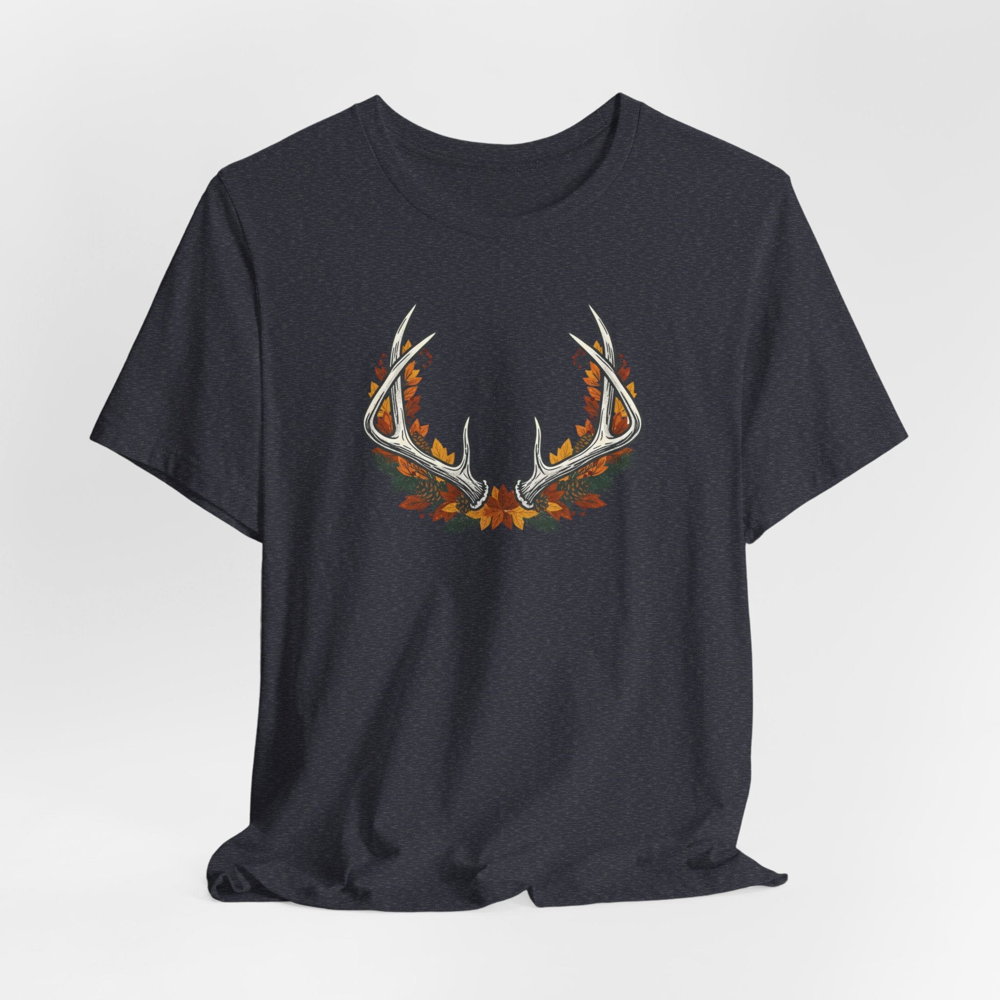 Antler Floral T-Shirt — Floral Deer Antlers Tee