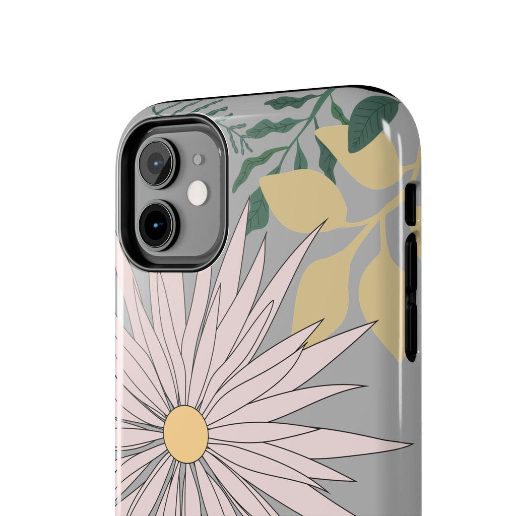 Floral Tough iPhone Case — Durable Protective Phone Case with Botanical Design