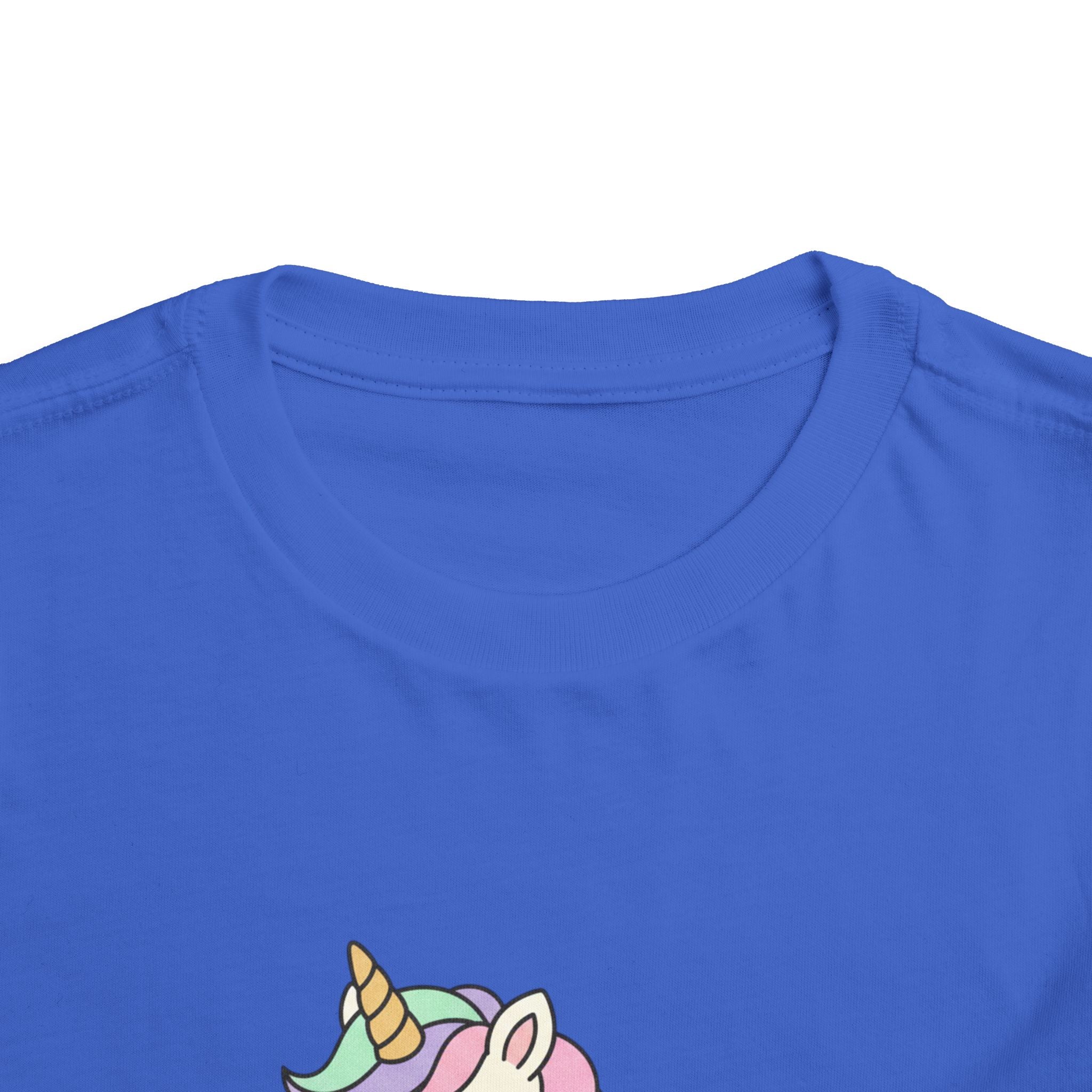 Toddler Unicorn Tee — Pastel Rainbow Unicorn Shirt for Kids