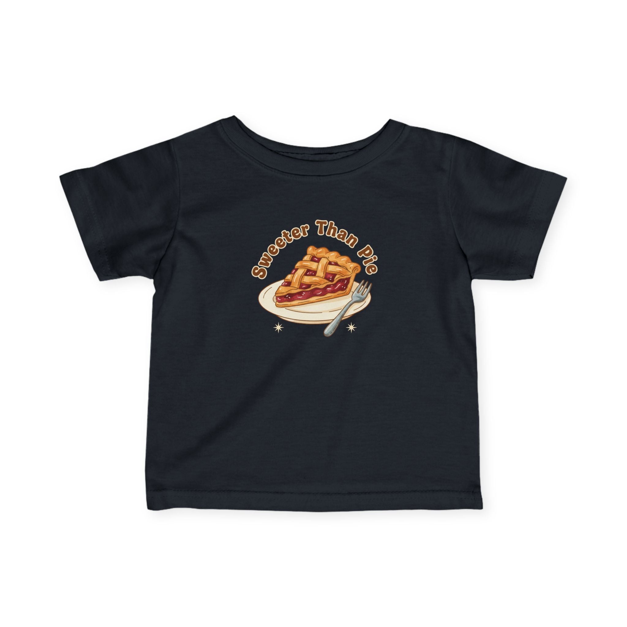 Infant Tee — "Sweeter Than Pie" Pie Slice Baby Shirt
