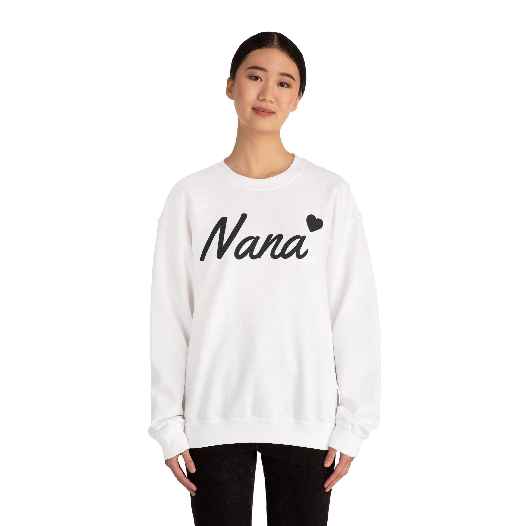 Custom Name Heart Crewneck Sweatshirt — Cozy Gift