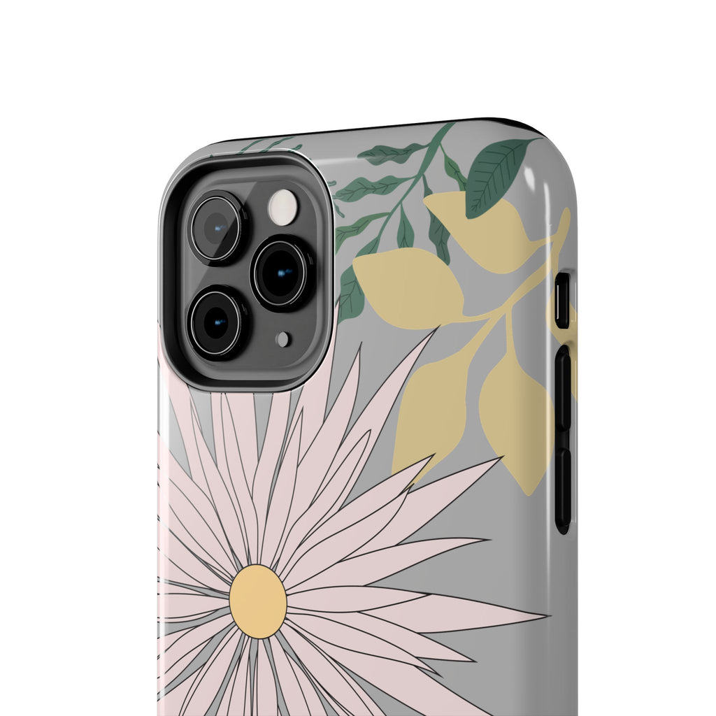 Floral Tough iPhone Case — Durable Protective Phone Case with Botanical Design