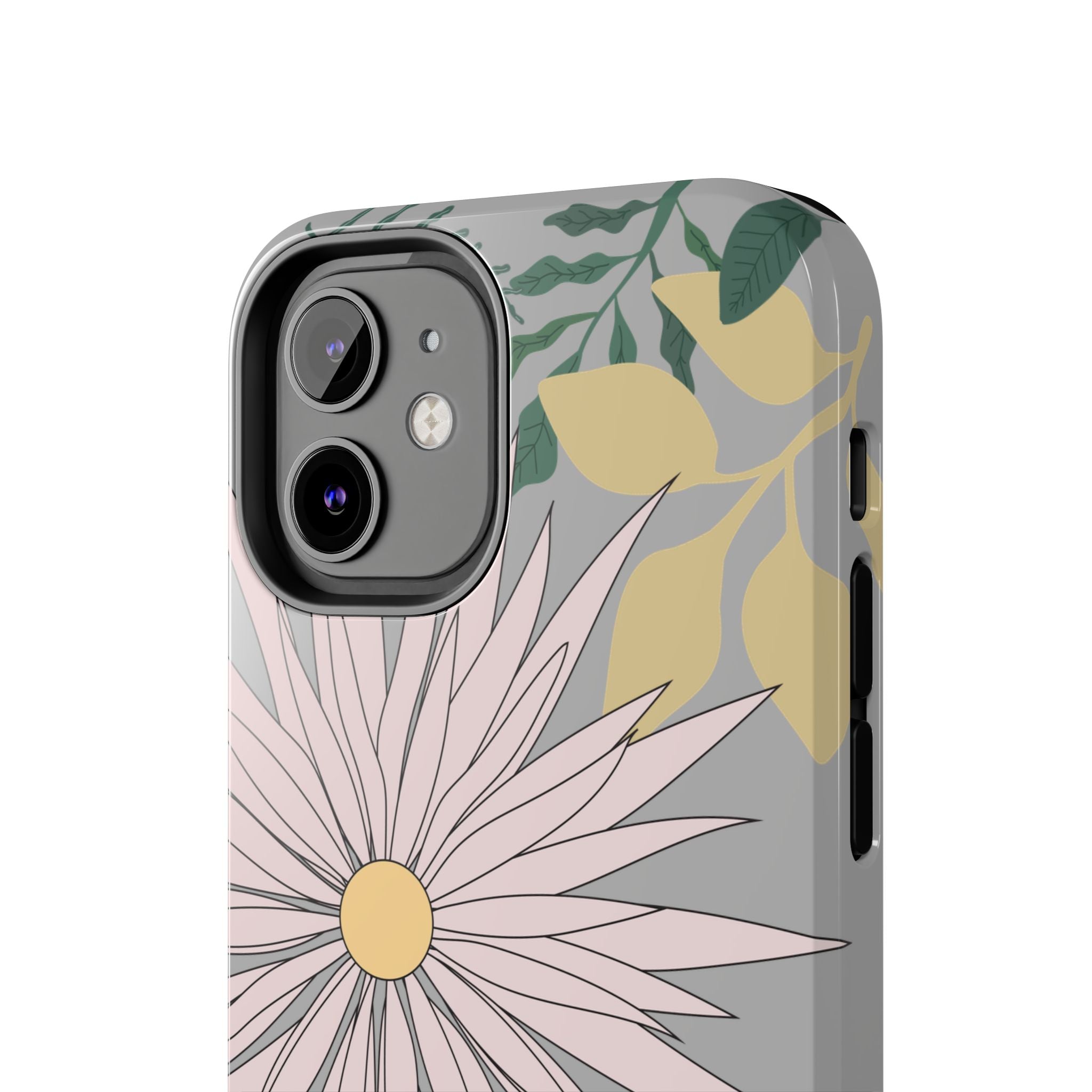 Floral Tough iPhone Case — Durable Protective Phone Case with Botanical Design