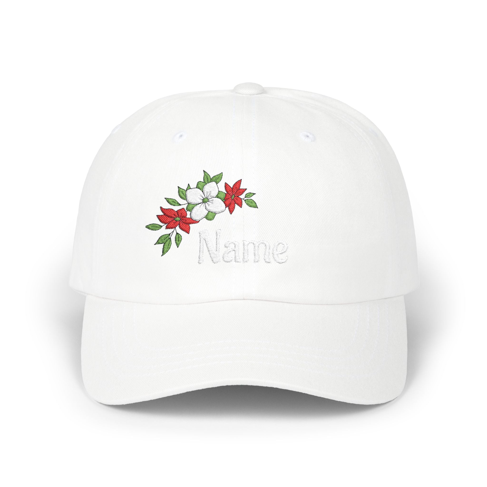 Floral 'Nature' Embroidered Cap
