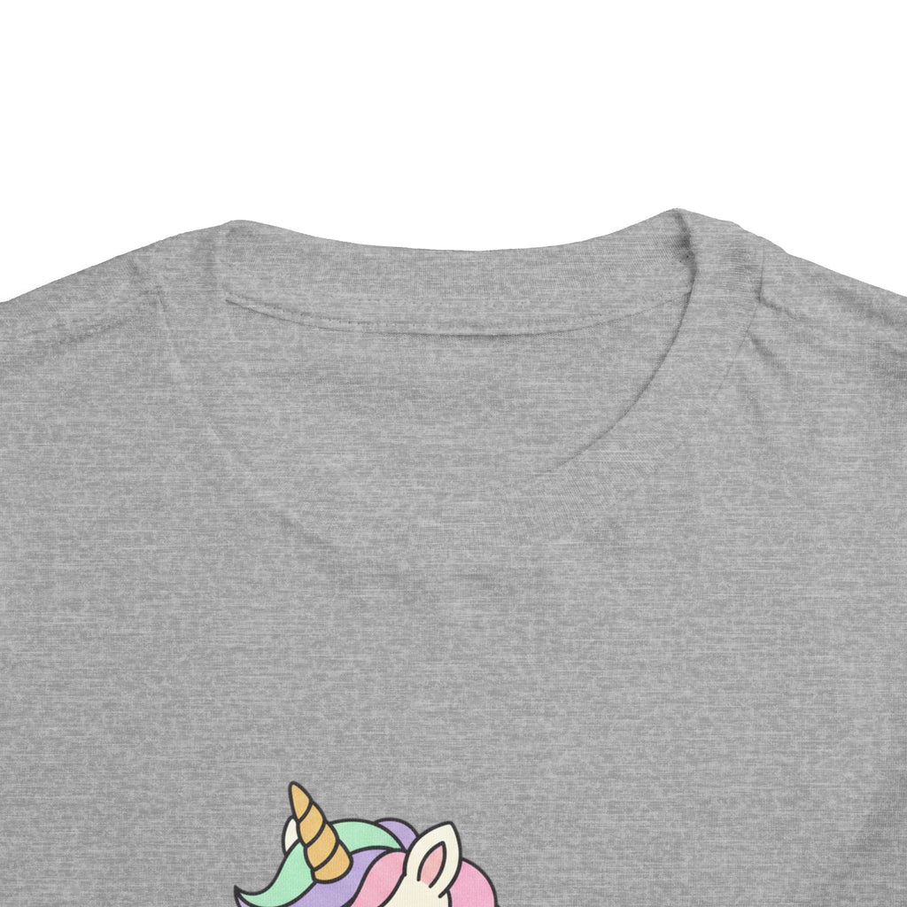 Toddler Unicorn Tee — Pastel Rainbow Unicorn Shirt for Kids