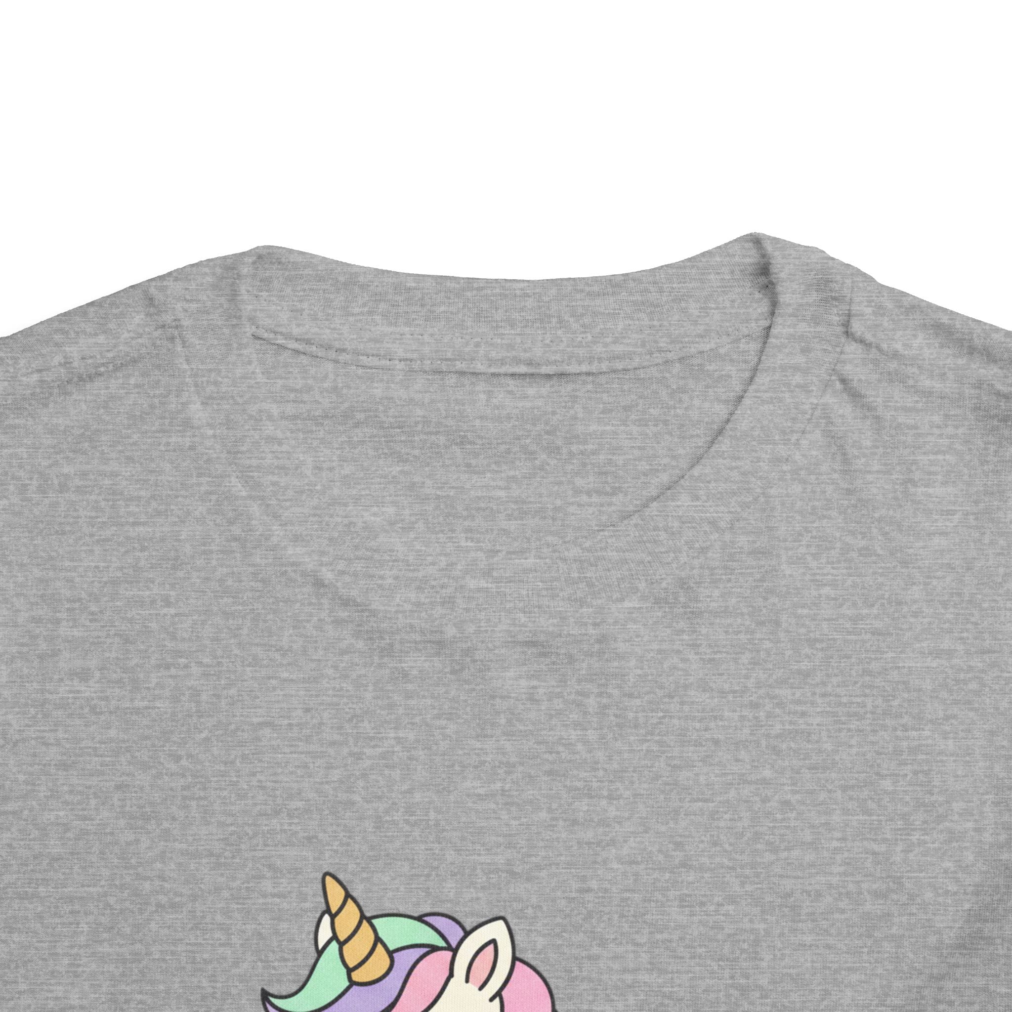 Toddler Unicorn Tee — Pastel Rainbow Unicorn Shirt for Kids
