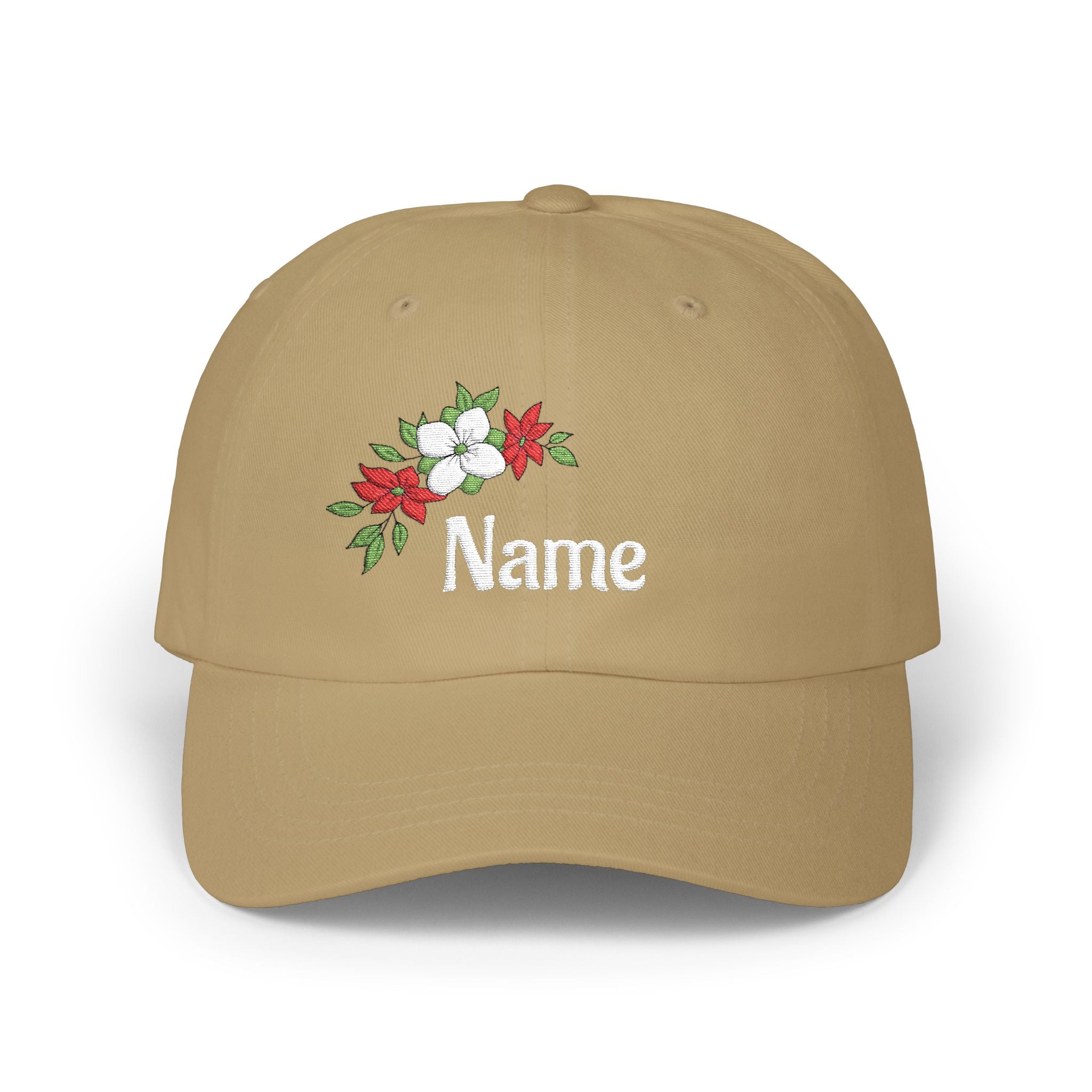 Floral 'Nature' Embroidered Cap