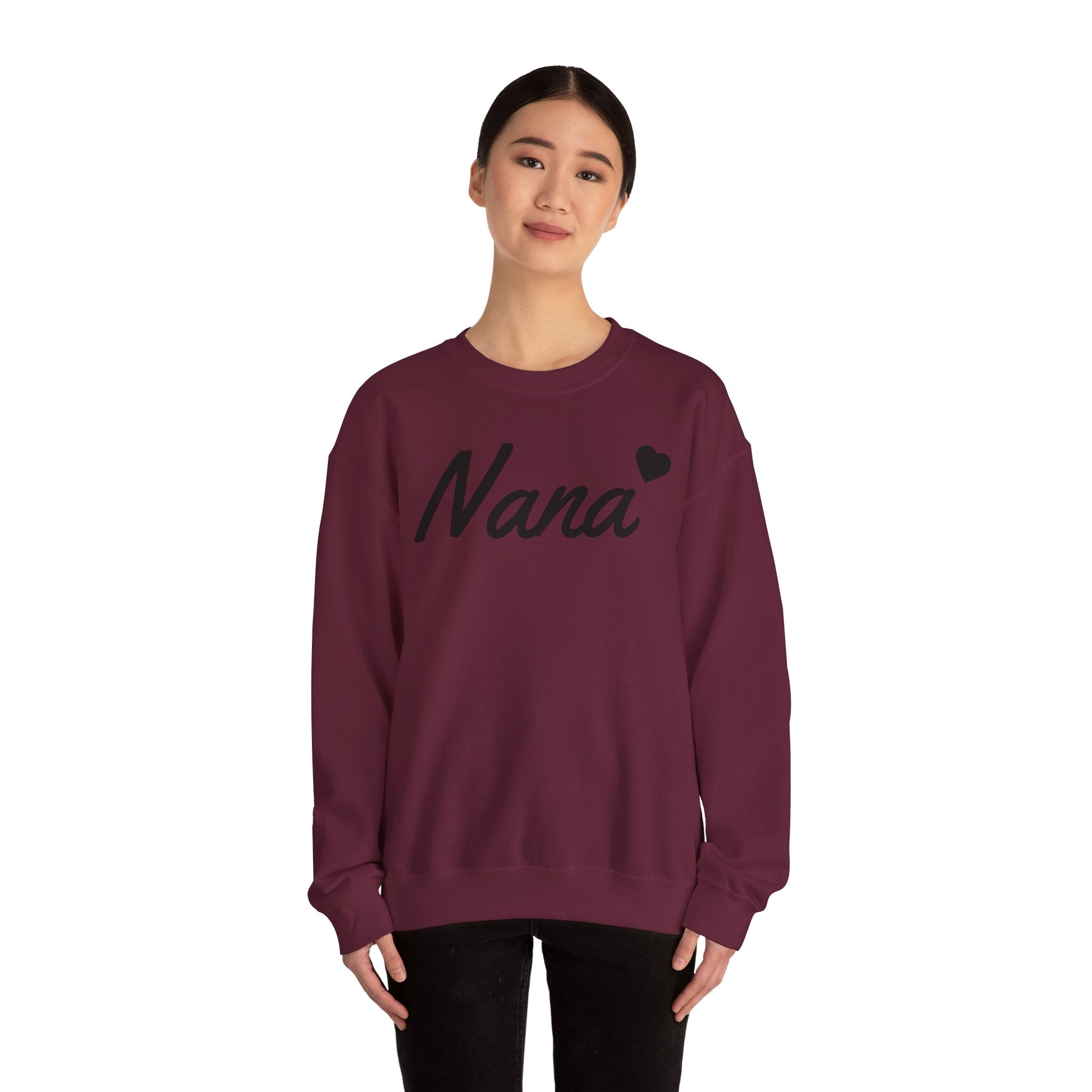 Custom Name Heart Crewneck Sweatshirt — Cozy Gift