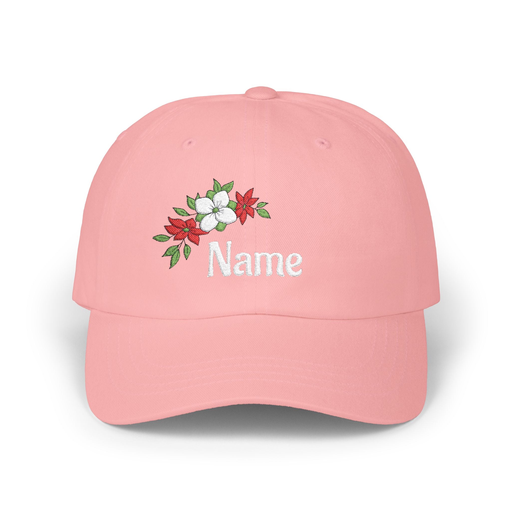 Floral 'Nature' Embroidered Cap