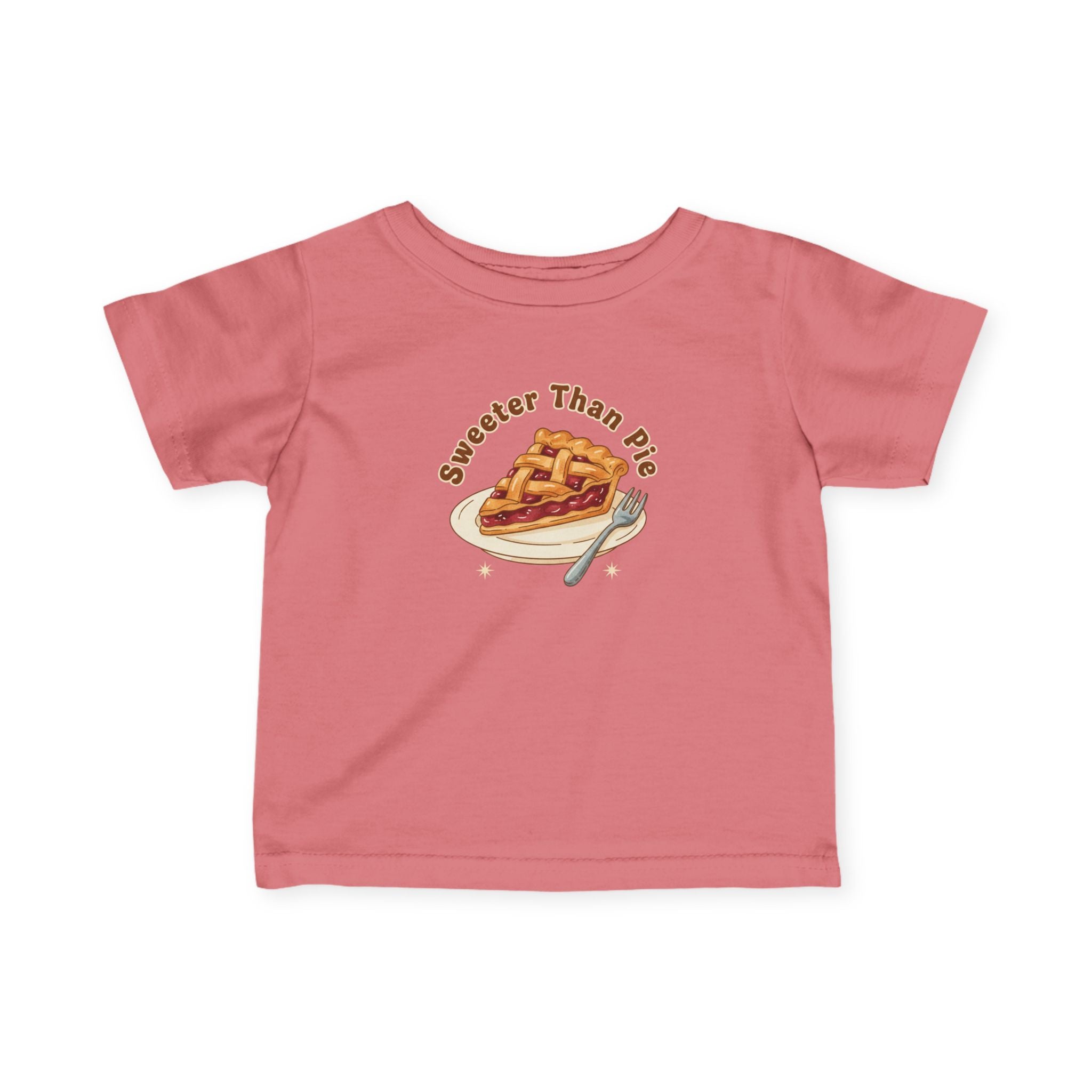 Infant Tee — "Sweeter Than Pie" Pie Slice Baby Shirt