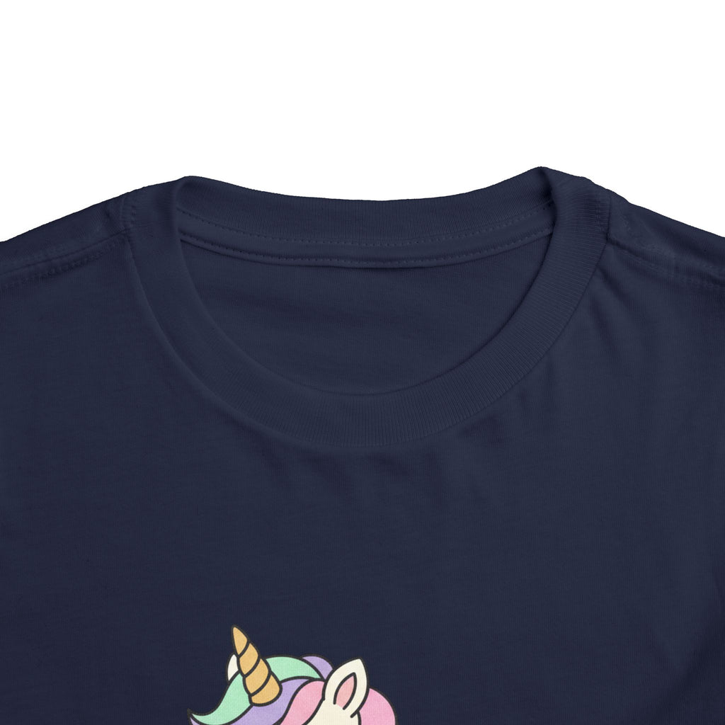 Toddler Unicorn Tee — Pastel Rainbow Unicorn Shirt for Kids