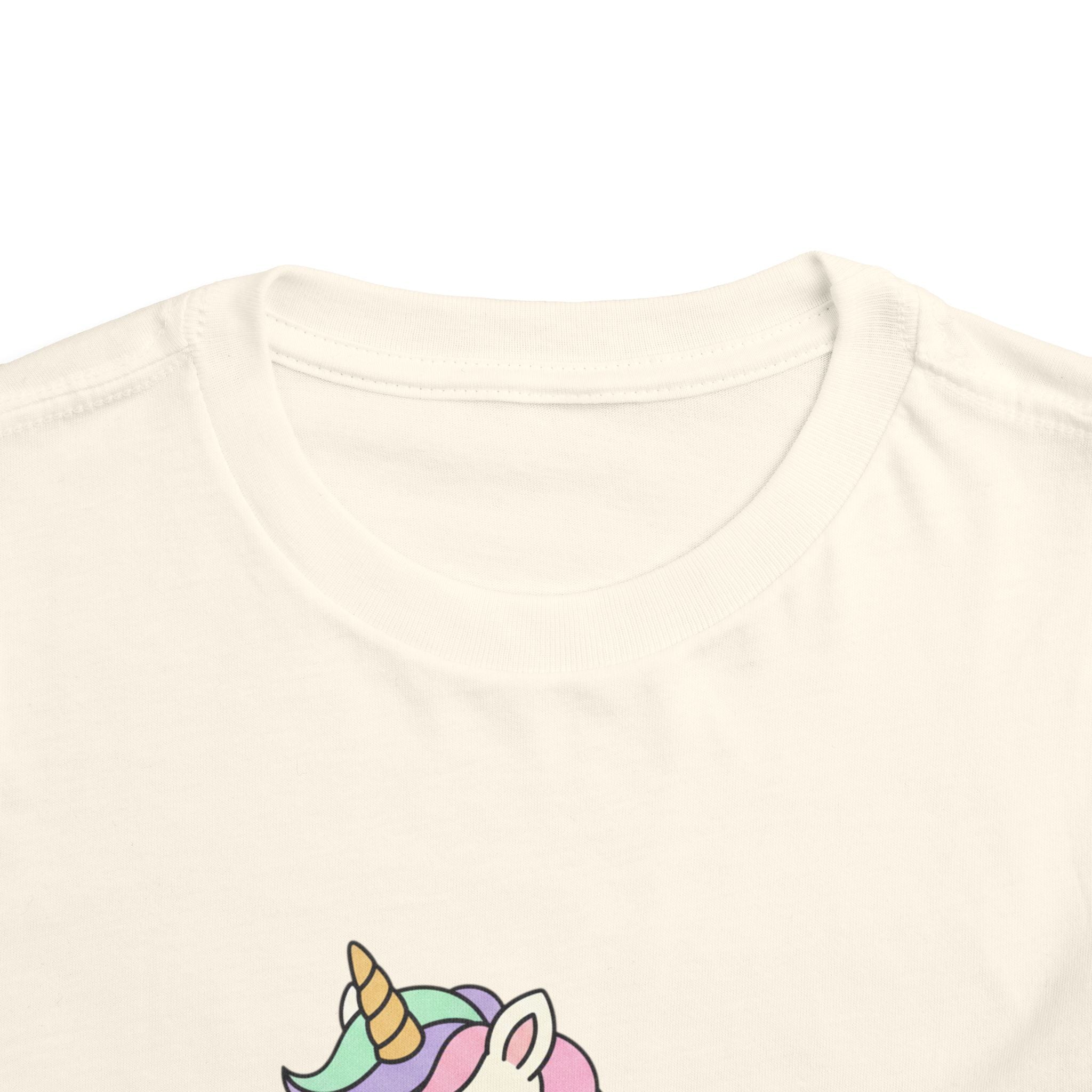 Toddler Unicorn Tee — Pastel Rainbow Unicorn Shirt for Kids