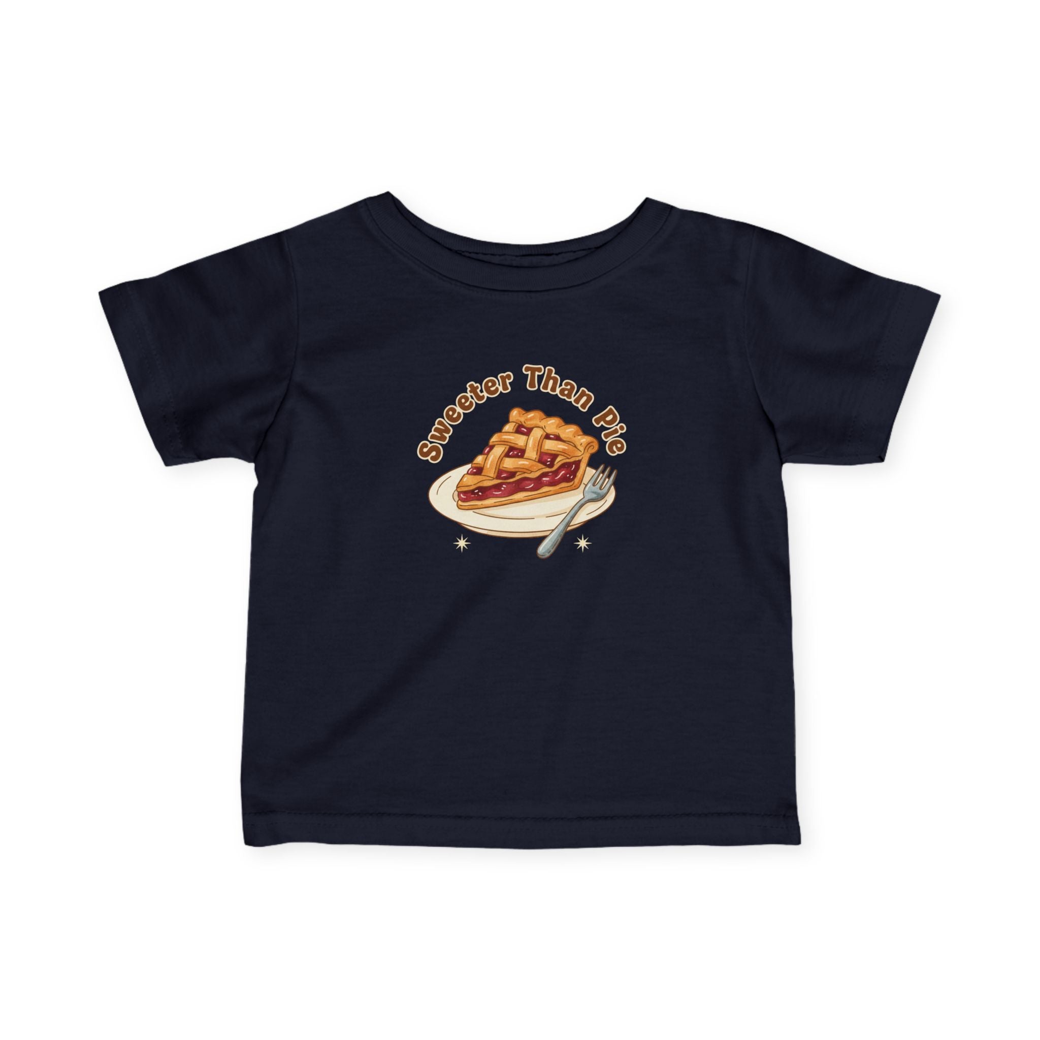 Infant Tee — "Sweeter Than Pie" Pie Slice Baby Shirt