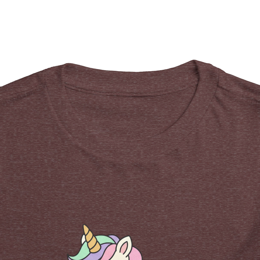 Toddler Unicorn Tee — Pastel Rainbow Unicorn Shirt for Kids
