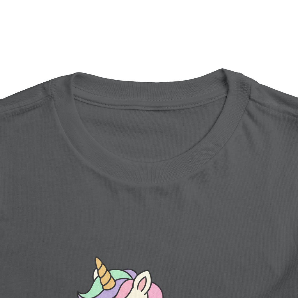 Toddler Unicorn Tee — Pastel Rainbow Unicorn Shirt for Kids