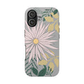 Floral Tough iPhone Case — Durable Protective Phone Case with Botanical Design