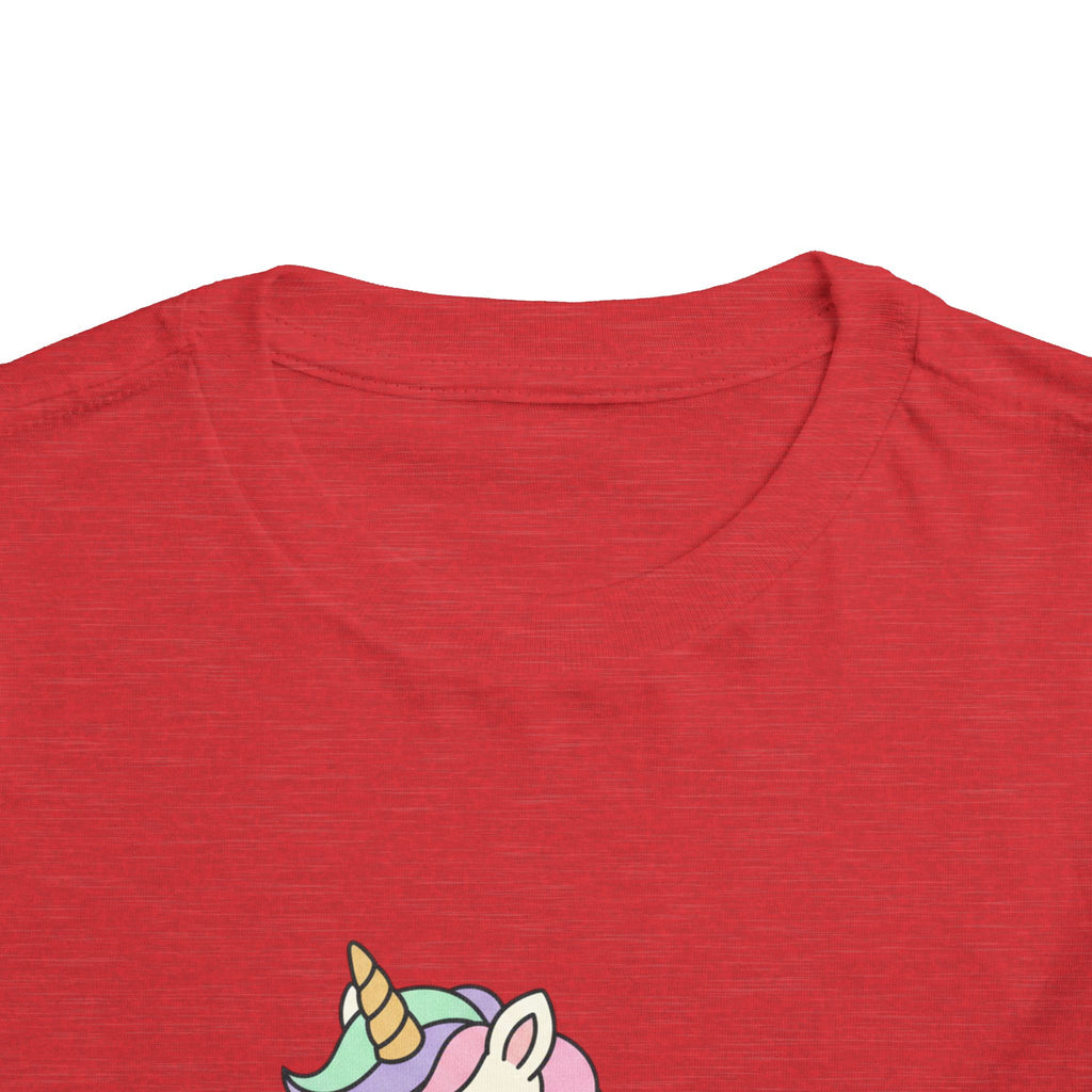 Toddler Unicorn Tee — Pastel Rainbow Unicorn Shirt for Kids