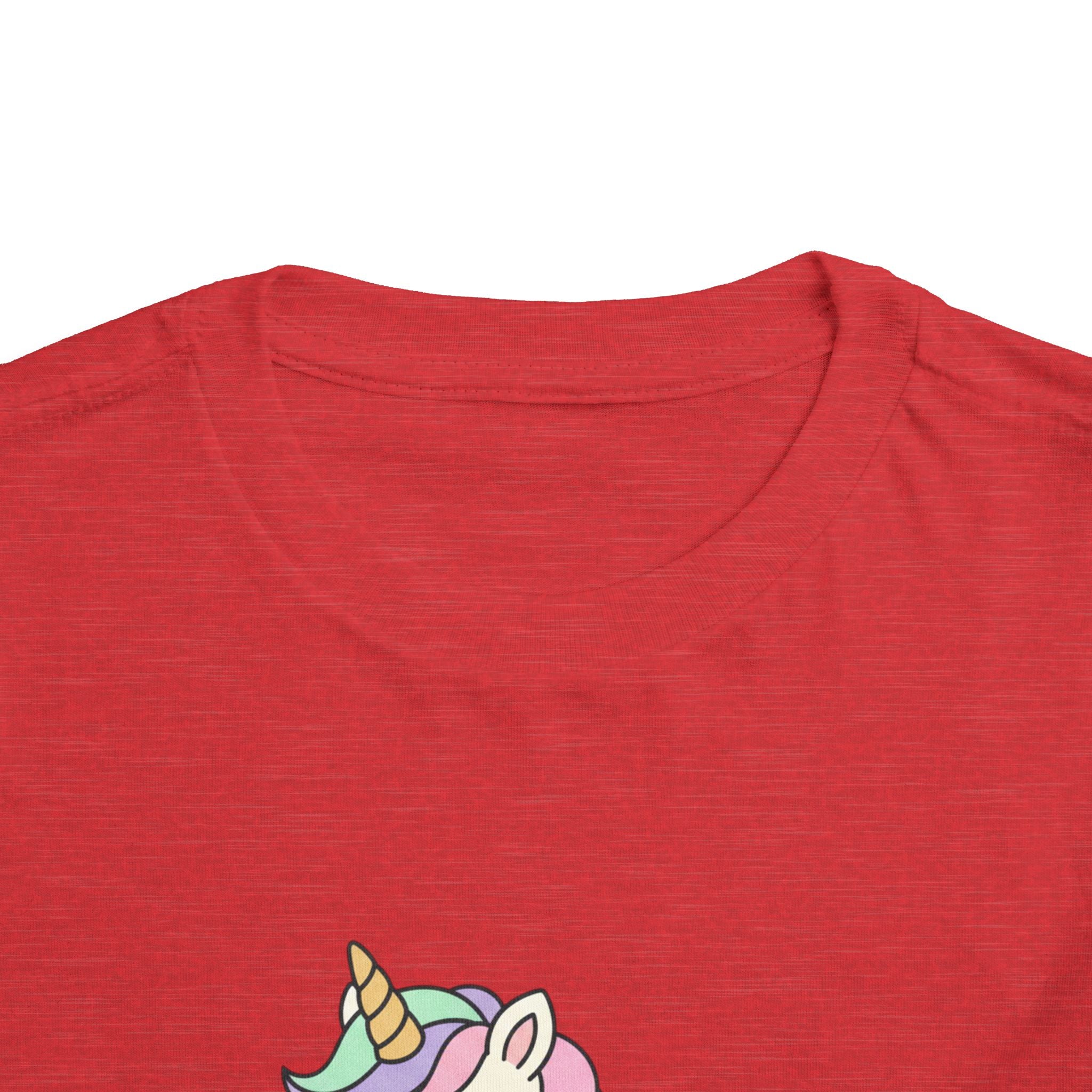Toddler Unicorn Tee — Pastel Rainbow Unicorn Shirt for Kids
